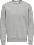 ONLY & SONS Sweatshirt Basic Langarm Pullover ohne Kapuze ONSCERES (5428) 