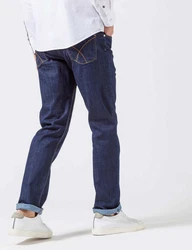 Brax 5-Pocket Hose Style COOPER DENIM Dunkelblau/Blau/Lila/Hellblau