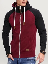 behype Sweatjacke RAGLAN Dunkelrot/Bordeaux