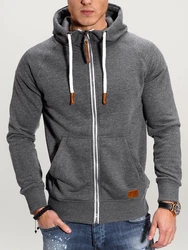 behype Sweatjacke BHTANSER Dunkelgrau/Hellgrau/Grau