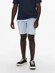 ONLY & SONS Jeansshorts ONSPLY Blau/Licht Blau
