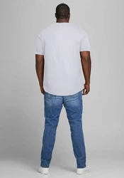Jack & Jones T-Shirt JJENOA TEE SS CREW NECK (4834) weiß