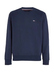 Tommy Jeans Sweatshirt TJM REGULAR FLEECE C NECK Markenlogo 