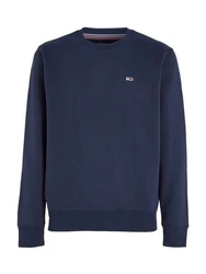 Tommy Jeans Sweatshirt TJM REGULAR FLEECE C NECK Markenlogo 