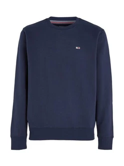 Tommy Jeans Sweatshirt TJM REGULAR FLEECE C NECK Markenlogo 