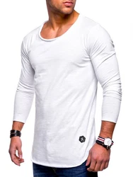 Rello & Reese Herren Oversize Longsleeve Crew Neck Sweatshirt T-Shirt MT-7315 