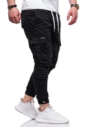 behype Cargohose HAWK mit elastischem Bund Schwarz/Khaki