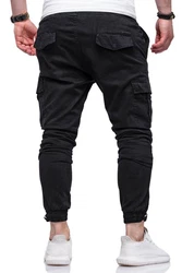 behype Cargohose HAWK mit elastischem Bund Schwarz/Khaki