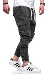 behype Cargohose HAWK mit elastischem Bund Khaki/Dunkelgrün/Dunkelgrau