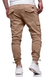 behype Cargohose HAWK mit elastischem Bund Khaki/Beige/Braun