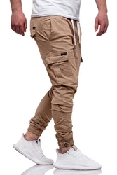 behype Cargohose HAWK mit elastischem Bund Khaki/Beige/Braun