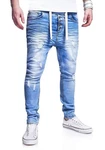 behype Slim-fit-Jeans Mood Hellblau/Blau