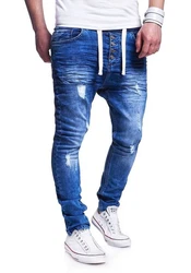 behype Slim-fit-Jeans Mood Blau/Dunkelblau