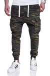 MT Styles Cargo Jogger-Jeans Hose RJ-3188 Khaki