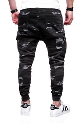 MT Styles Cargo Jogger-Jeans Hose RJ-3188 Dunkelgrün/Schwarz/Dunkelblau