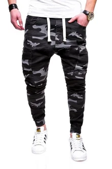 MT Styles Cargo Jogger-Jeans Hose RJ-3188 Dunkelgrün/Schwarz/Dunkelblau