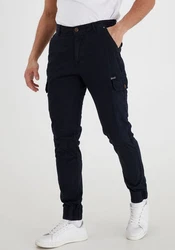 Blend Cargohose BHNAN (1-tlg) Dunkelblau/Schwarz