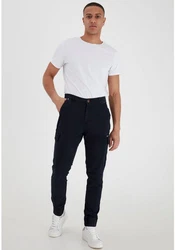 Blend Cargohose BHNAN (1-tlg) Dunkelblau/Schwarz