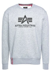 Alpha Industries Sweatshirt Basic Sweater Hellgrau/Grau