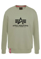 Alpha Industries Sweatshirt Basic Sweater Dunkelgrün/Khaki