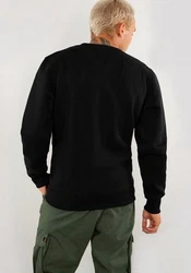 ALPHA INDUSTRIES Sweatshirt schwarz/weiß