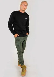 ALPHA INDUSTRIES Sweatshirt schwarz/weiß
