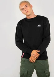 ALPHA INDUSTRIES Sweatshirt schwarz/weiß