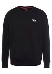 ALPHA INDUSTRIES Sweatshirt schwarz/weiß