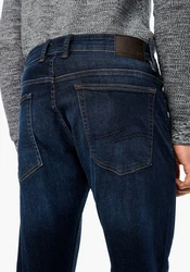 QS 5-Pocket Jeans Rick Slim Fit Dunkelblau/Blau/Lila