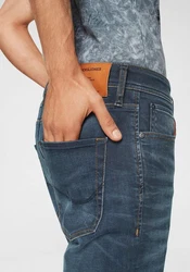 Jack & Jones 5-Pocket Jeans Slim-fit JJITIM JJORIGINAL JOS 719 NOOS Dunkelblau/Hellblau
