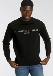 Tommy Hilfiger Sweatshirt TOMMY LOGO SWEATSHIRT mit klassischem Rundhalsausschnitt 