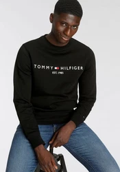 Tommy Hilfiger Sweatshirt TOMMY LOGO SWEATSHIRT mit klassischem Rundhalsausschnitt 