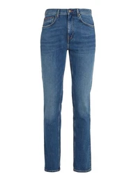 Straight-Jeans Denton aus Baumwoll-Denim mit Stretch