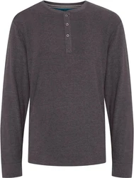 BLEND Shirt Noble Dunkelgrau/Grau/Hellgrau/Dunkelrot