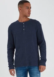 BLEND Shirt Noble Dunkelblau/Blau/Hellblau