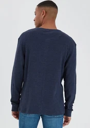 BLEND Shirt Noble Dunkelblau/Blau/Hellblau