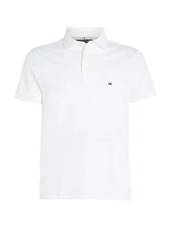 Tommy Hilfiger Poloshirt Core 1985 1985 SLIM POLO Weiß/Creme