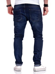 Rello & Reese Slim-fit-Jeans Blau/Dunkelblau/Hellblau