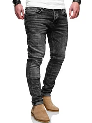 Rello & Reese Slim-fit-Jeans Dunkelgrau/Schwarz/Grau/Hellgrau