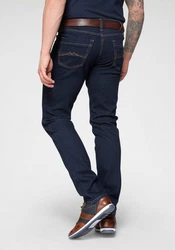 MUSTANG Straight-Jeans Style Washington Straight mit Reißverschluss Dunkelblau/Blau