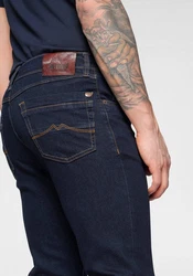 MUSTANG Straight-Jeans Style Washington Straight mit Reißverschluss Dunkelblau/Blau