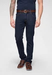 MUSTANG Straight-Jeans Style Washington Straight mit Reißverschluss Dunkelblau/Blau