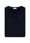seidensticker Strickpullover Schwarze Rose Langarm Rundhals Schwarz