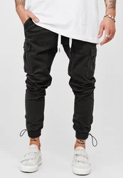 behype Cargohose YONAH Dunkelgrau/Khaki/Hellgrau/Dunkelgrün