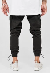 behype Cargohose YONAH Dunkelgrau/Khaki/Hellgrau/Dunkelgrün