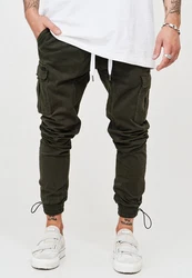 behype Cargohose YONAH Dunkelgrün/Khaki/Grün