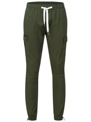 behype Cargohose YONAH Dunkelgrün/Khaki/Grün