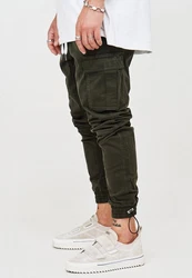 behype Cargohose YONAH Dunkelgrün/Khaki/Grün
