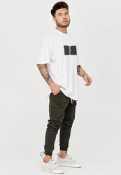 behype Cargohose YONAH Dunkelgrün/Khaki/Grün