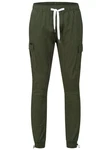 behype Cargohose YONAH Dunkelgrün/Khaki/Grün